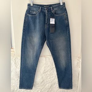 Saint Laurent blue jeans with cut out heart detail sz:30